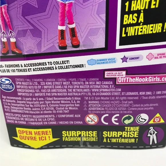 Off The Hook Style Doll, Naia concert with Mix and Match Fashions 4inch doll NEW - Picture 7 of 10